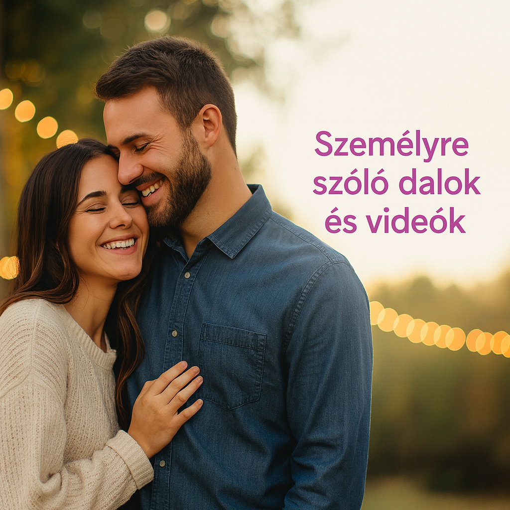 Személyre szóló dalok és videók